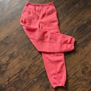 Stylish Coral Women's Jogger Pants